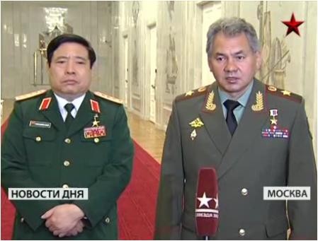 Bộ trưởng Quốc Phòng Nga và Bộ trưởng Quốc Phòng Việt Nam